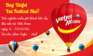 Trải nghiệm khinh khí cầu Vietjet miễn phí