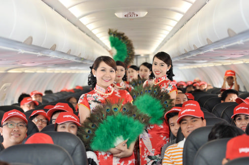 Vietjet khai trương đường bay Tp.HCM – Đài Nam