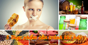5 thực phẩm cần tránh trước khi lên máy bay