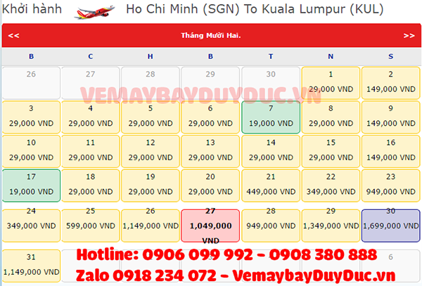 Vietjet khuyến mãi vé đi Kuala Lumpur cực rẻ 19 ngàn 3 Vietjet khuyến mãi vé đi Kuala Lumpur cực rẻ 19 ngàn