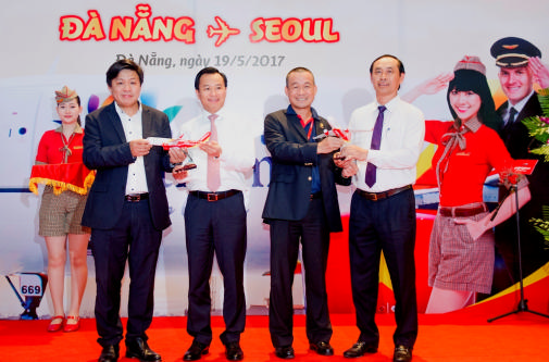 Vietjet khai trương đường bay Đà Nẵng - Seoul