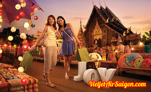 Vé máy bay đi Thái Lan hãng Vietjet Air 2 Vé máy bay đi Thái Lan hãng Vietjet Air
