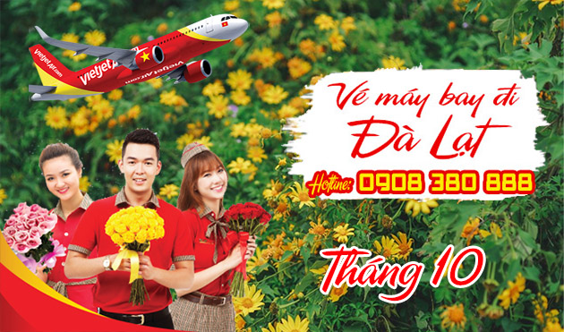 Vé máy bay đi Đà Lạt tháng 10