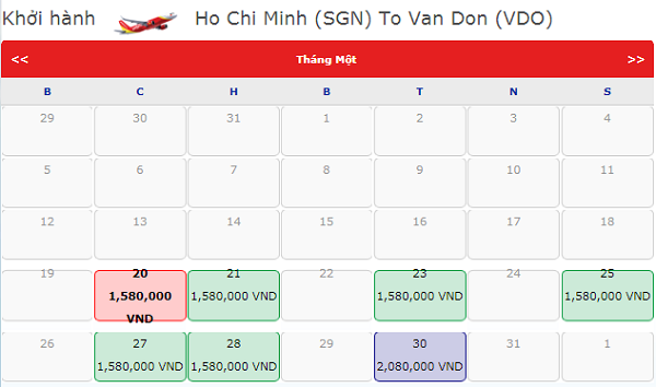 Vé máy bay đi Vân Đồn hãng Vietjet Air 1 ve may bay di van don 2
