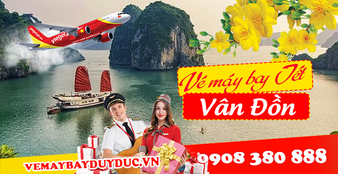 Vé máy bay tết đi Vân Đồn hãng Vietjet Air