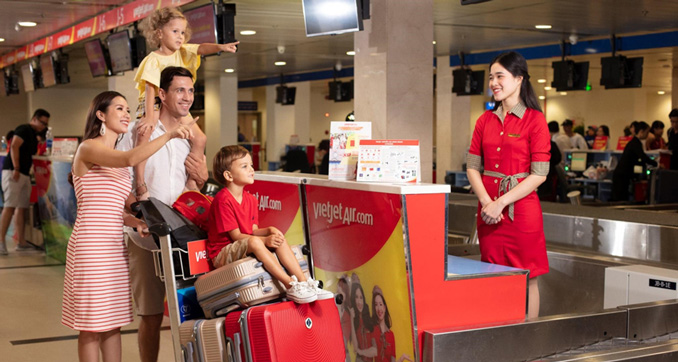 Vietjet ưu đãi cực chất cho giá vé và hành lý ký gửi trên toàn mạng bay nội địa