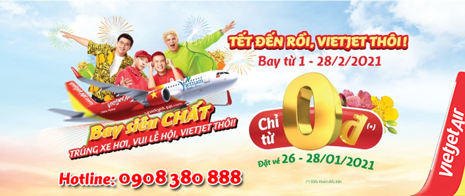 TẾT ĐẾN RỒI, VIETJET THÔI!