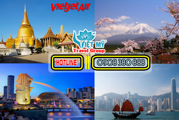 Bay quốc tế dễ dàng cùng Vietjet - gọi ngay Việt Mỹ