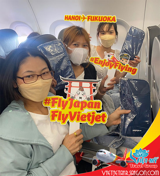 Fukuoka và Nagoya (Nhật Bản) nồng hậu chào đón hành khách Vietjet