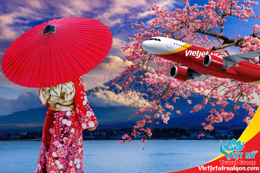 Với 899K có ngay vé bay đi Nhật cùng Vietjet - Đặt ngay!