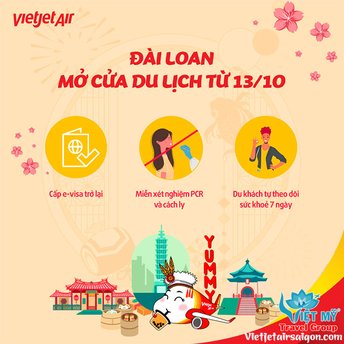 Đài Loan mở cửa đón du lịch trong thời gian tới