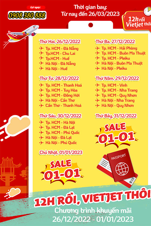 Ghé chọn vé bay giá 0 đồng của Vietjet nào - Book ngay! 1 Ghé chọn vé bay giá 0 đồng của Vietjet nào - Book ngay!