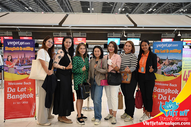 Vietjet khôi phục đường bay Đà Lạt và Băng Cốc