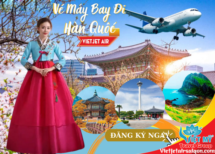 Bay thẳng Busan và Seoul giá từ 486K hãng Vietjet Air 2 Bay thẳng Busan và Seoul giá từ 486K