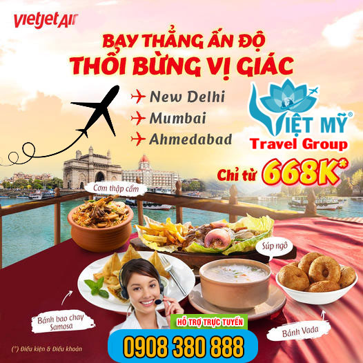 Đầu Xuân hành hương đến Ấn - vé bay từ 660K