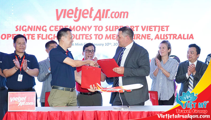 Vietjet khai thác đường bay Sài Gòn - Melbourne