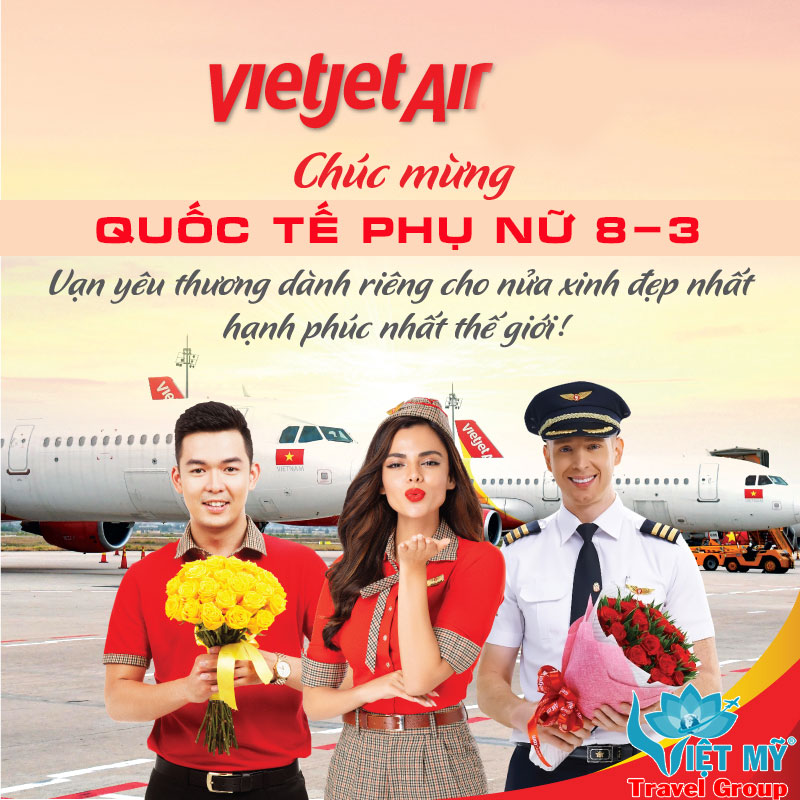 Đưa nàng chơi xa dịp 8 tháng 3 - vé bay chỉ với 8300Đ 