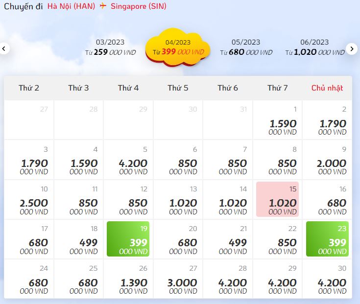 Bay thẳng Singapore từ 259.000 đồng/lượt cùng Vietjet Air 2 Bay thẳng Singapore từ 259.000 đồng/lượt cùng Vietjet Air