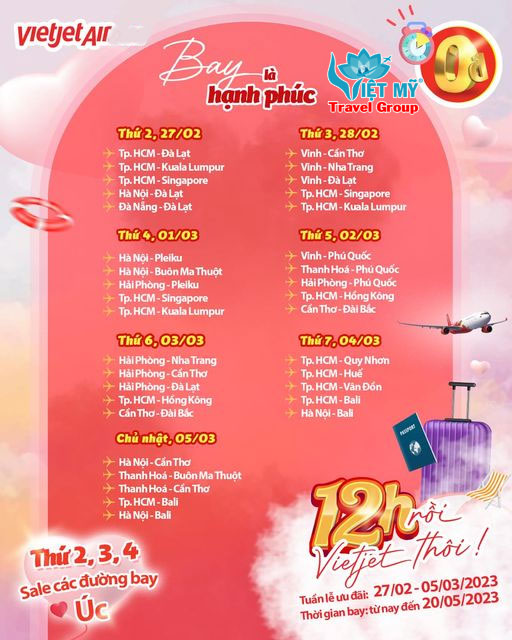 Lại về loạt vé bay 0 Đồng hãng Vietjet 1 Lại về loạt vé bay 0 Đồng hãng Vietjet