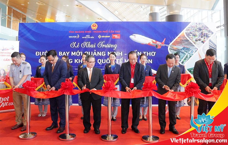 VIETJET CHÍNH THỨC KHAI TRƯƠNG ĐƯỜNG BAY THẲNG ĐẦU TIÊN GIỮA CẦN THƠ VÀ VÂN ĐỒN