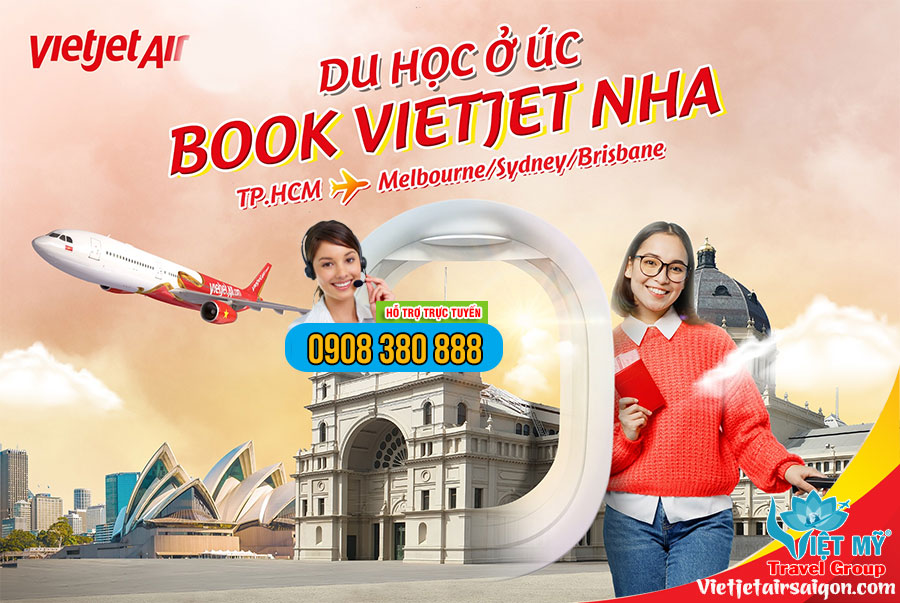 Du học Úc - Book Vietjet nha!!!
