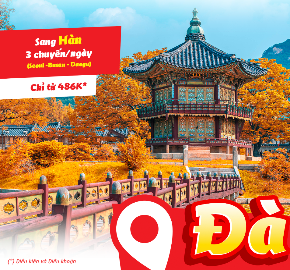 Di chuyển Đà Nẵng đến các nước Châu Á cùng Vietjet Air 1 Di chuyển Đà Nẵng đến các nước Châu Á cùng Vietjet Air