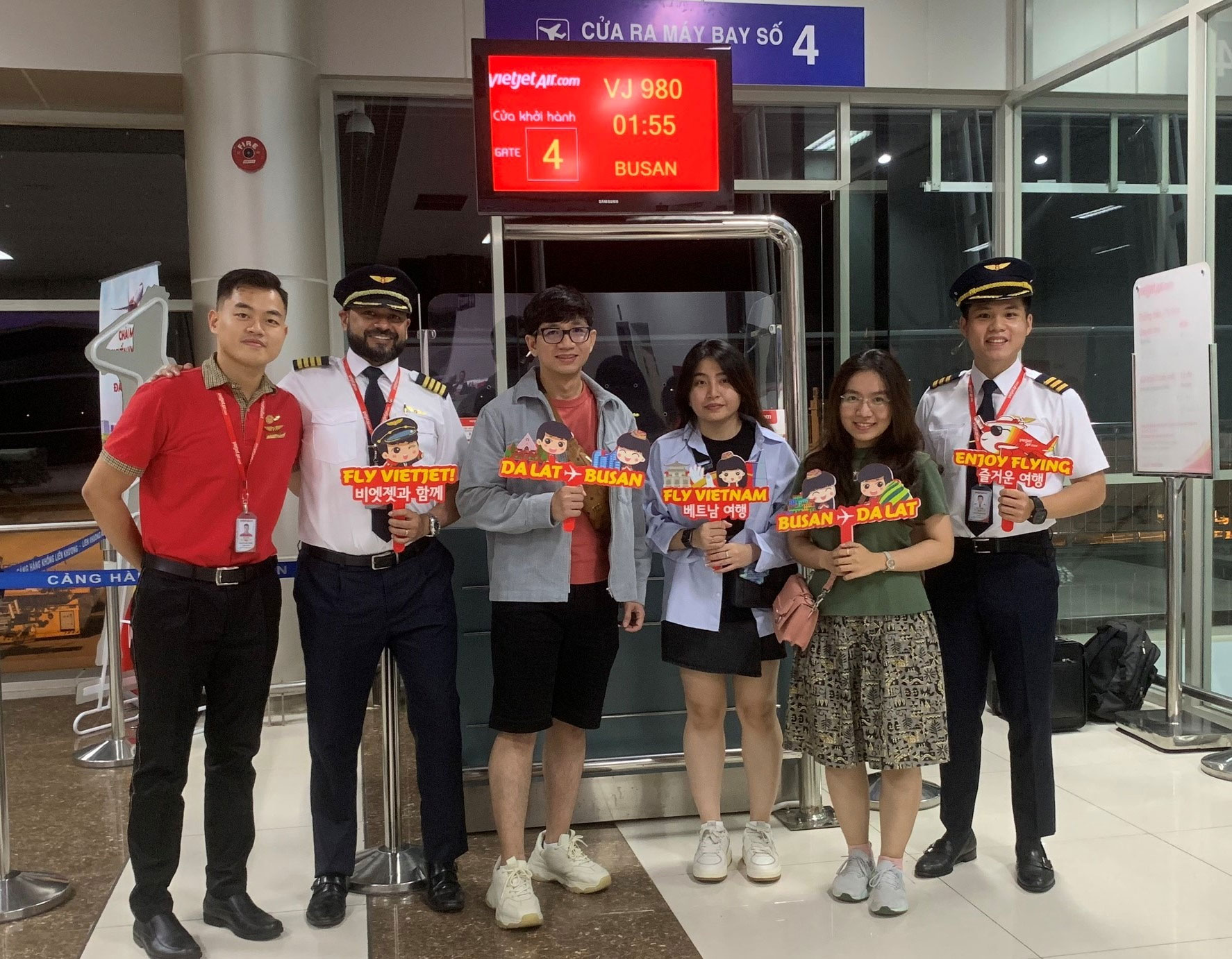 Vietjet chính thức khai trương đường bay thẳng Đà Lạt và Busan