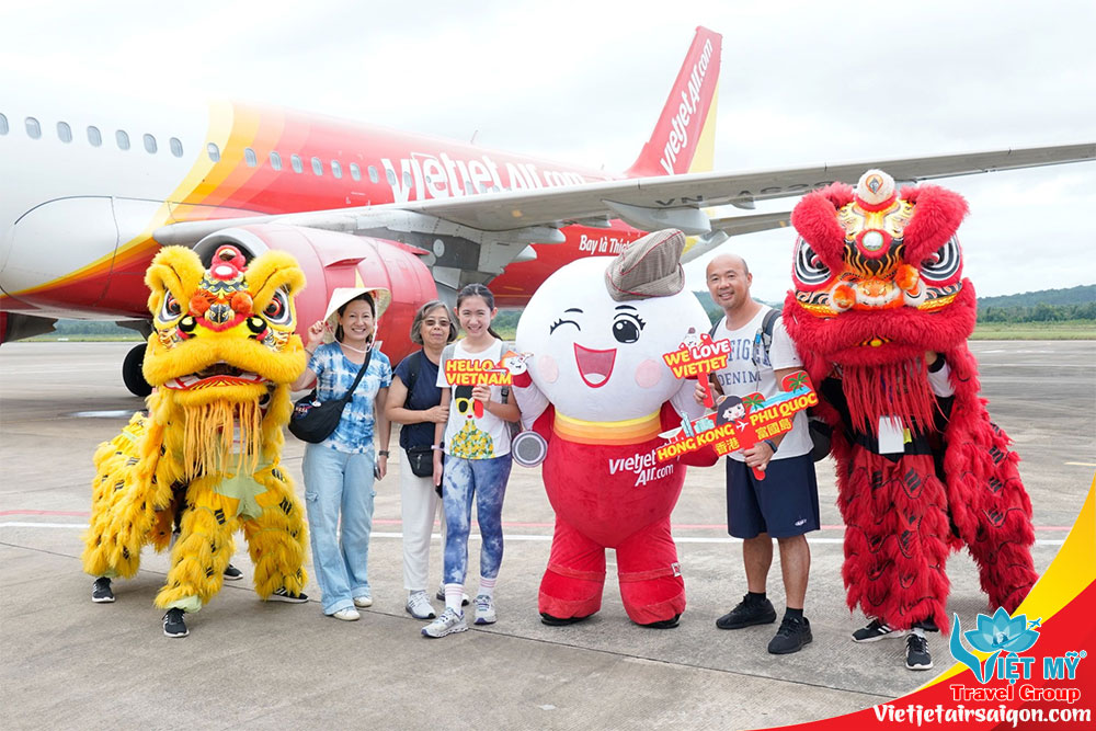 Bay thẳng Hồng Kông cùng các chuyến Vietjet Air