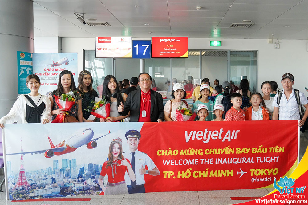 Vietjet khai trương đường bay mới Tp. Hcm - Tokyo