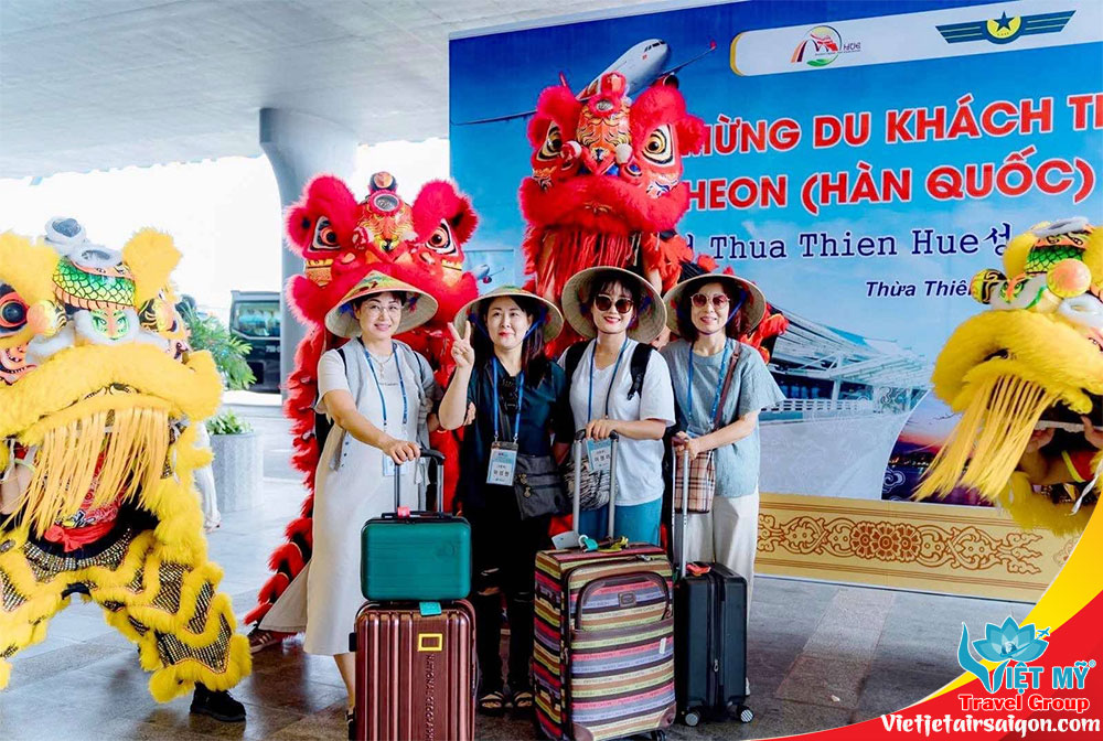 Vietjet đón chuyến bay đầu kết nối Seoul đến Huế