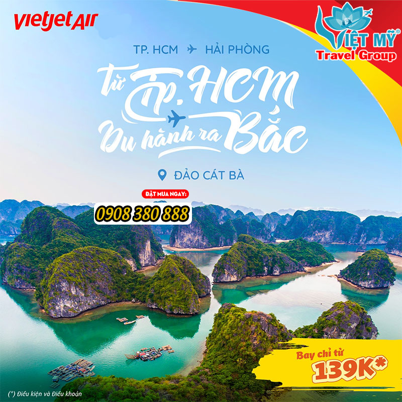 Chỉ từ 139K có ngay vé bay vi vu từ Nam ra Bắc