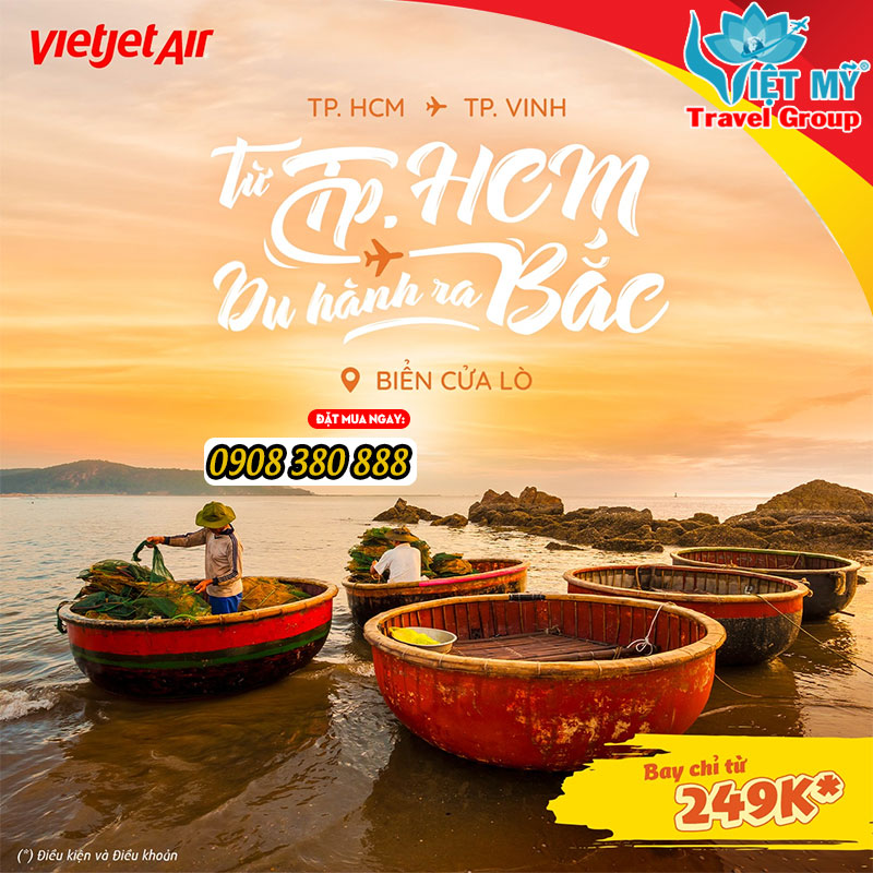 Chỉ từ 139K có ngay vé bay vi vu từ Nam ra Bắc