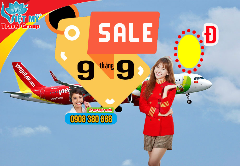 Ngày đôi 9 tháng 9 - Vietjet SALE gì?