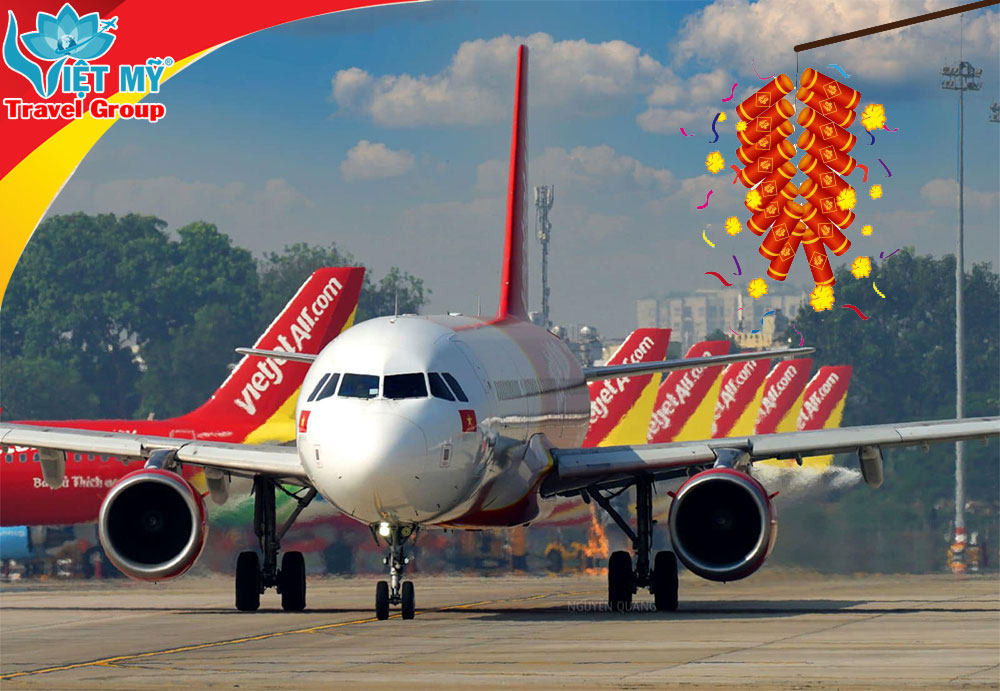 Săn vé TẾT 2024 Vietjet trọn gói chỉ từ 1,5 triệu đồng