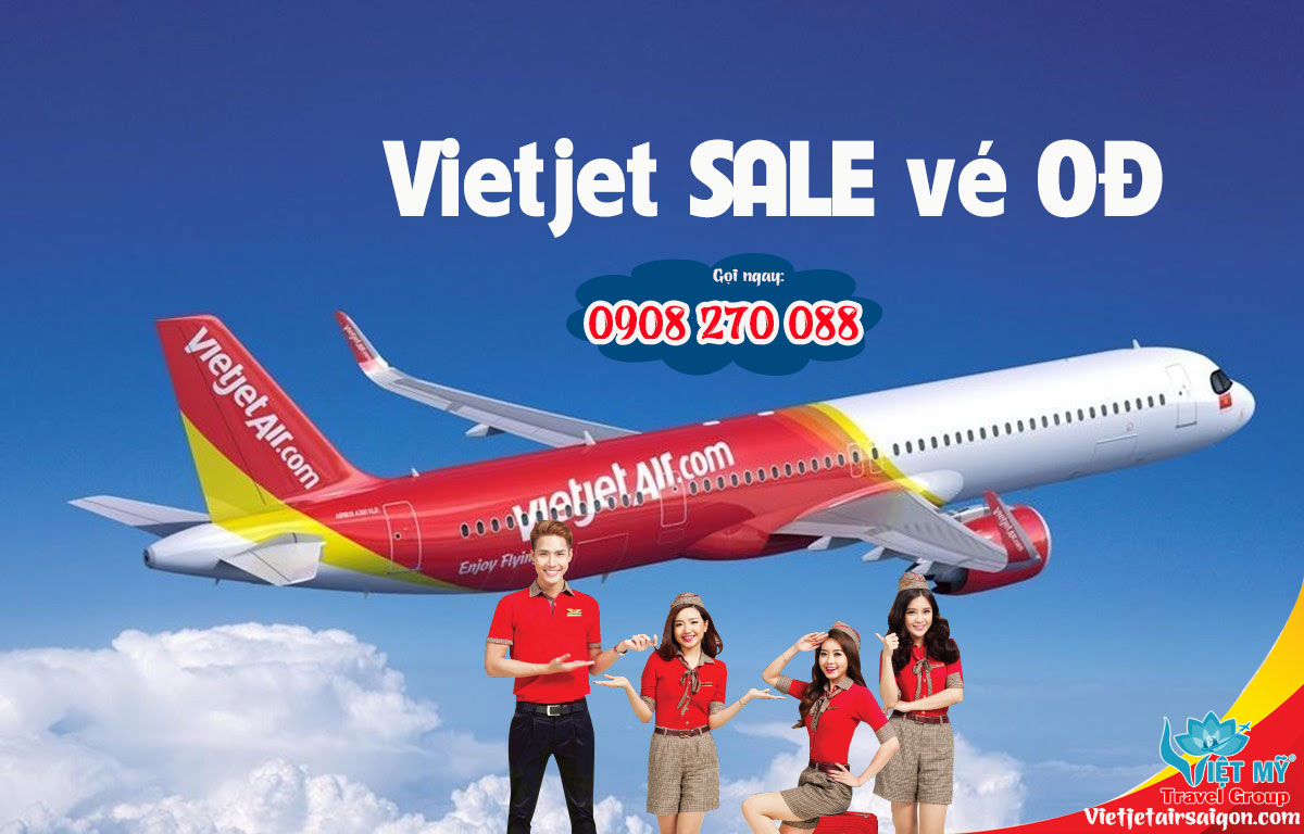 Vietjet SALE vé 0Đ mọi điểm đến