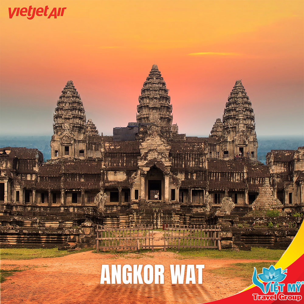 Trải nghiệm Xiêm Riệp cùng Vietjet - Giá vé bay từ 120K