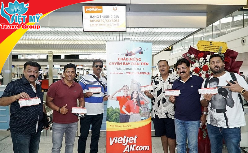 Vietjet khai trương đường bay thẳng TPHCM đến Tiruchirappalli (Ấn Độ)