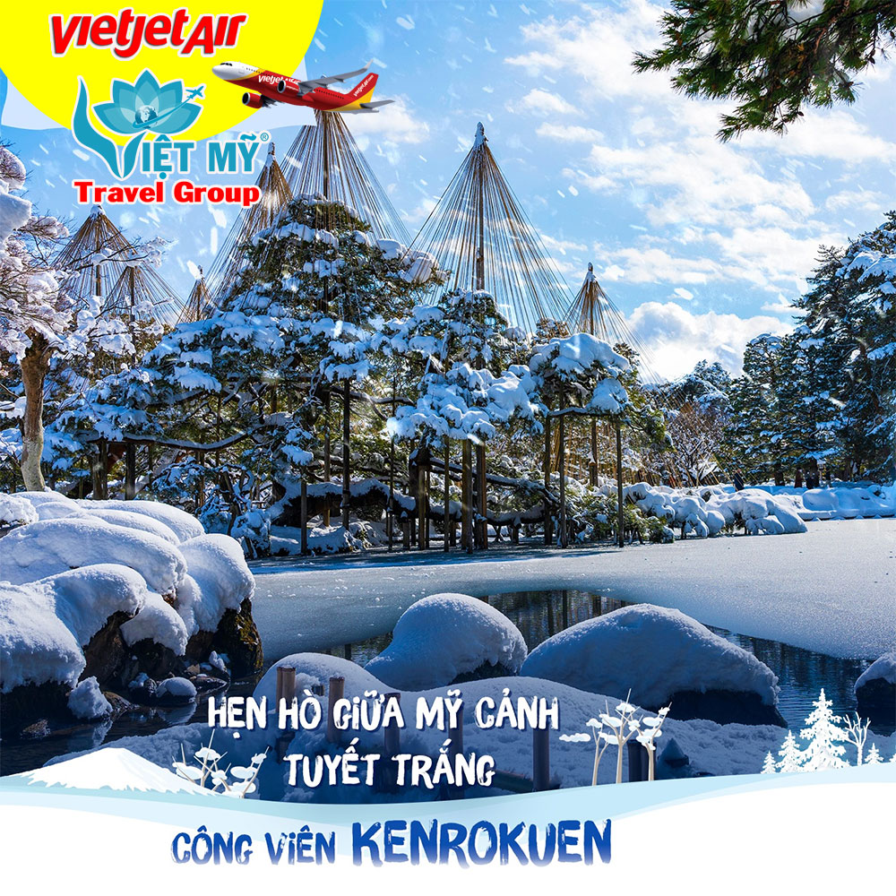 Du lịch Thiên đường tuyết trắng ở Nhật Bản cùng Vietjet - giá vé bay từ 899K