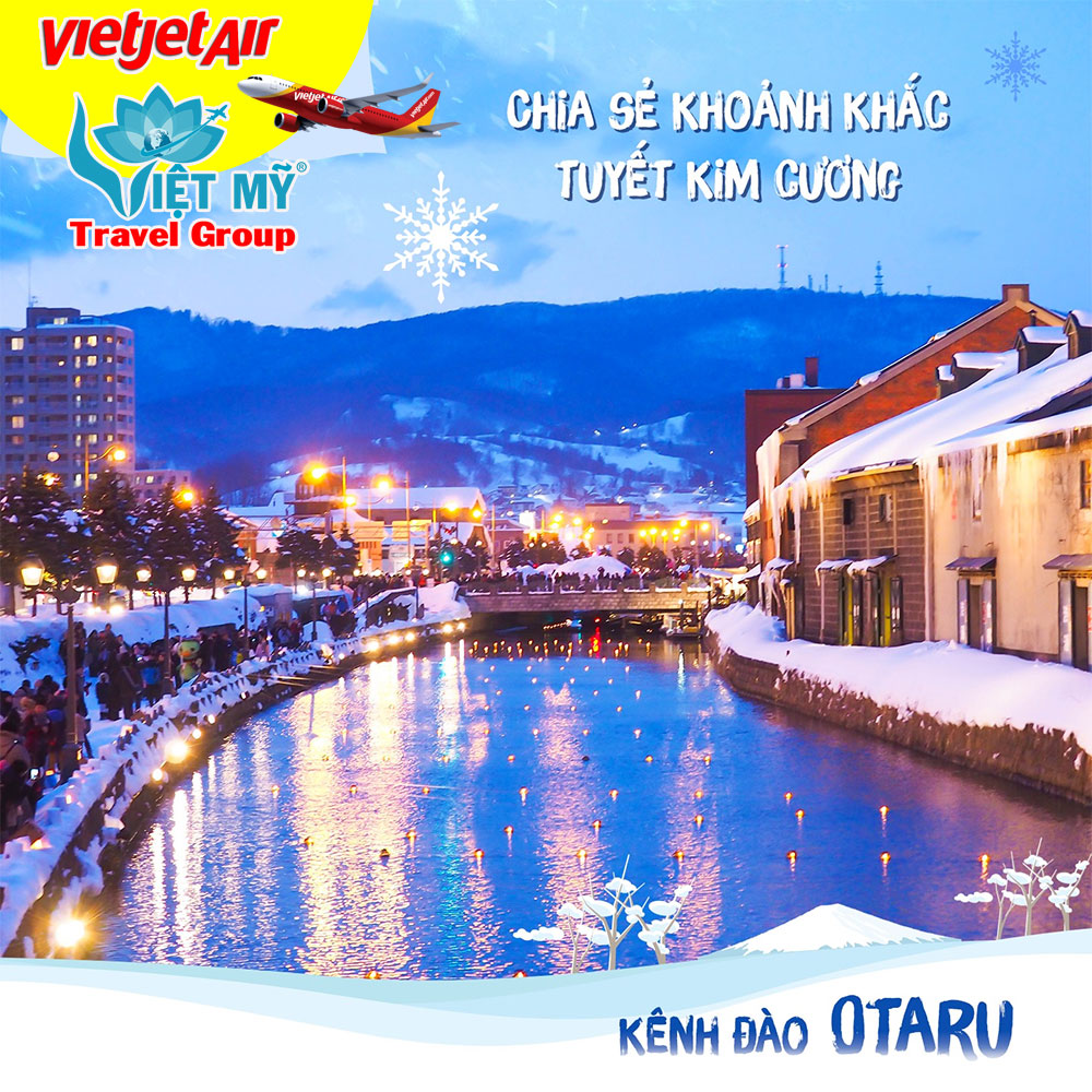 Du lịch Thiên đường tuyết trắng ở Nhật Bản cùng Vietjet - giá vé bay từ 899K
