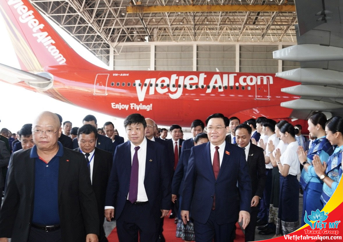 Vietjet mở đường bay Tp HCM đi Viêng Chăn