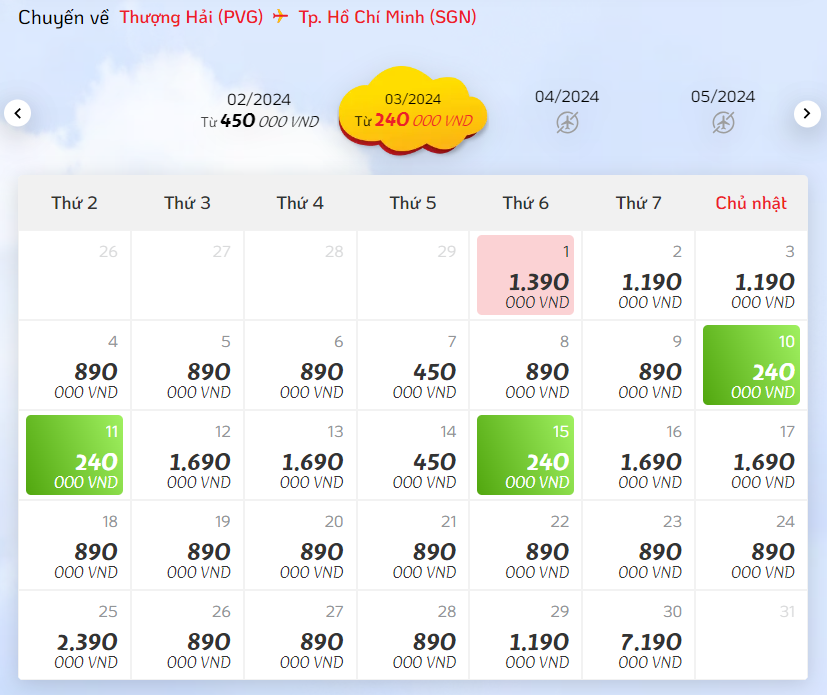 Đại lý vé máy bay cấp 1 đi Thượng Hải Trung Quốc hãng Vietjet Air 4 Đại lý vé máy bay cấp 1 đi Thượng Hải hãng Vietjet
