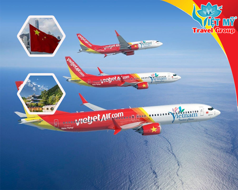 Đại lý vé máy bay cấp 1 đi Thượng Hải Trung Quốc hãng Vietjet Air 1 Đại lý vé máy bay cấp 1 đi Thượng Hải hãng Vietjet