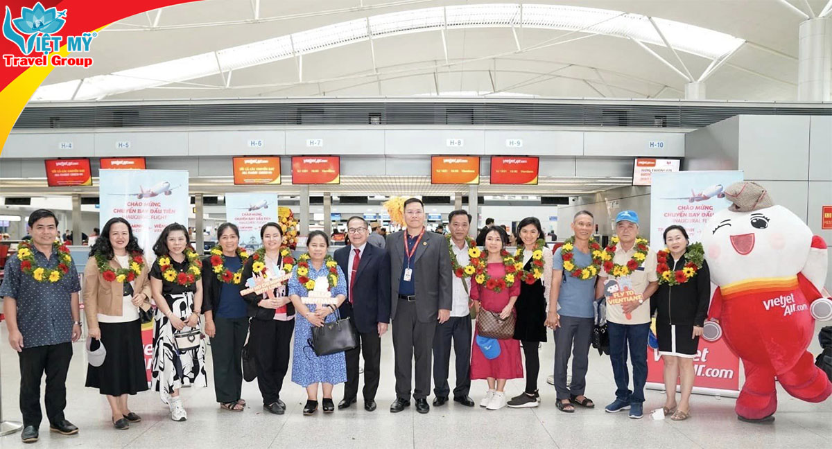 Vietjet khai trương đường bay TpHCM đi Viêng Chăn (Lào)