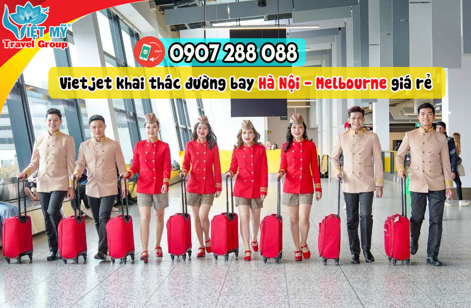 Vietjet khai thác đường bay Hà Nội Melbourne giá rẻ