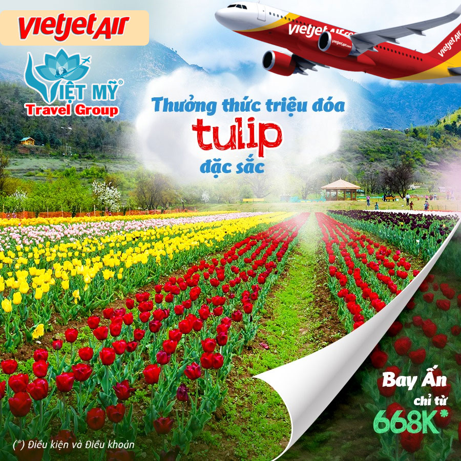 Du lịch Tháng 4 cùng Vietjet - Bay ra thế giới, làm mới chính mình!