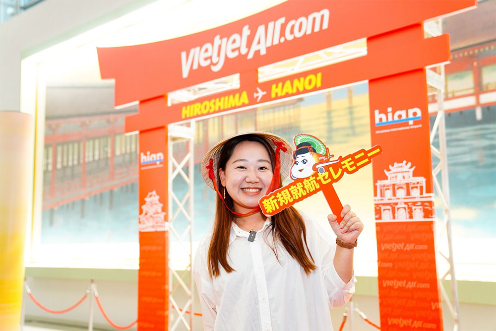 Vietjet khai trương đường bay mới đến NHẬT (Hà Nội đi Hiroshima)