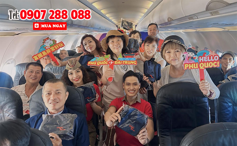 Vietjet khai trương chặng bay Phú Quốc - Đài Trung/Cao Hùng