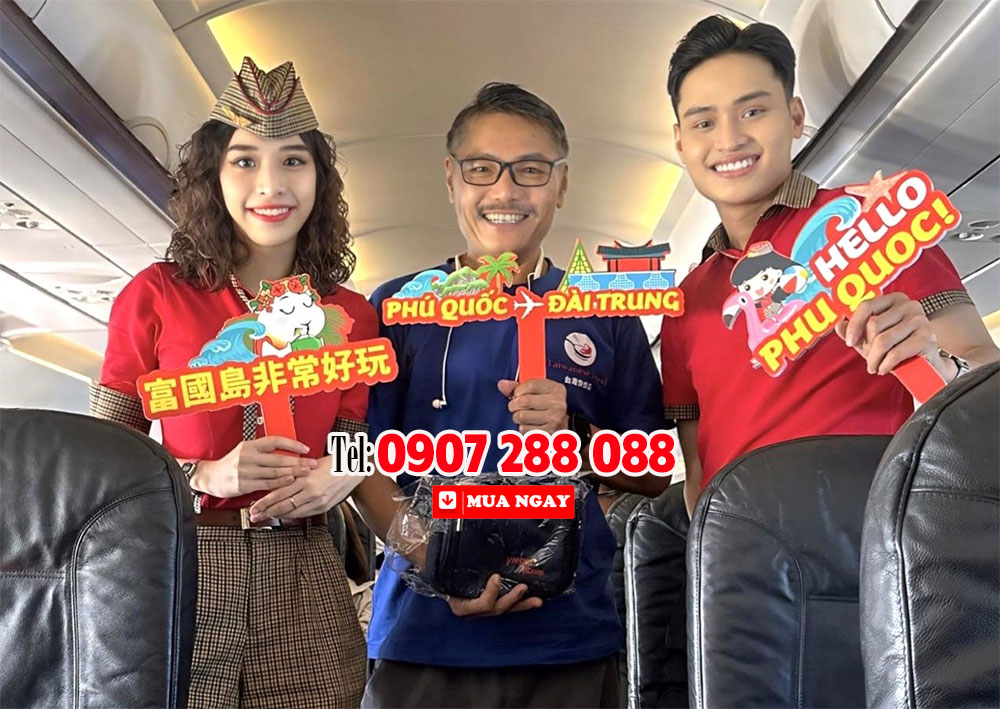Vietjet khai trương chặng bay Phú Quốc - Đài Trung/Cao Hùng