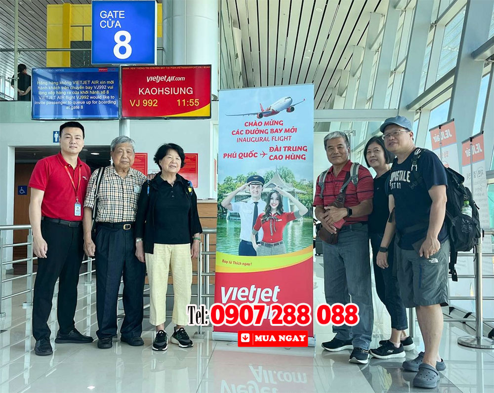 Vietjet khai trương chặng bay Phú Quốc - Đài Trung/Cao Hùng