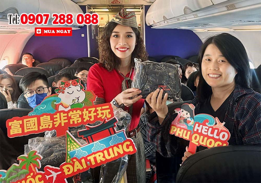 Vietjet khai trương chặng bay Phú Quốc - Đài Trung/Cao Hùng